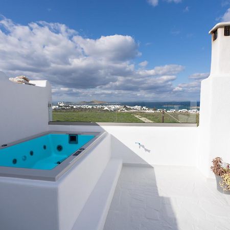 Pure White 1Bd House With Amazing Sea Views In Naousa Esterno foto